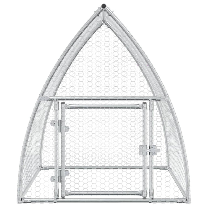 Coteț pentru păsări, gri, 100x105x120 cm, oțel galvanizat - WALTI WALTI