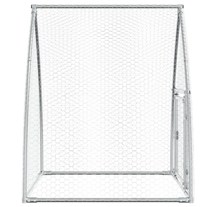 Coteț pentru păsări, gri, 100x105x120 cm, oțel galvanizat - WALTI WALTI