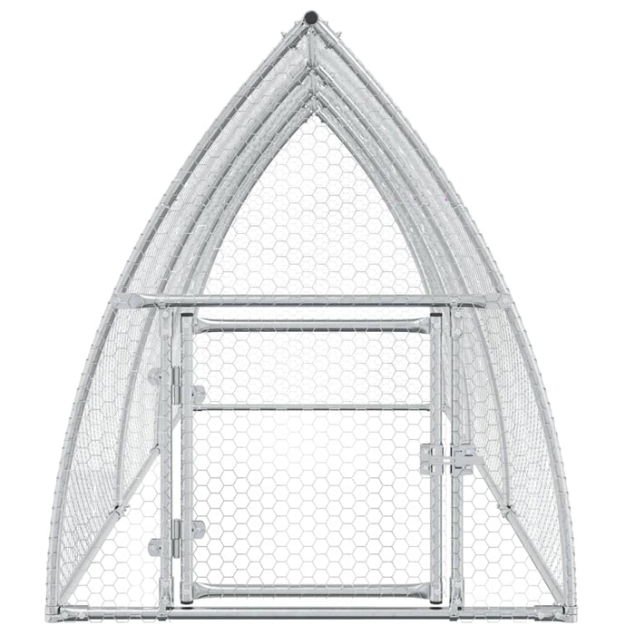 Coteț pentru păsări, gri, 300x105x120 cm, oțel galvanizat - WALTI WALTI