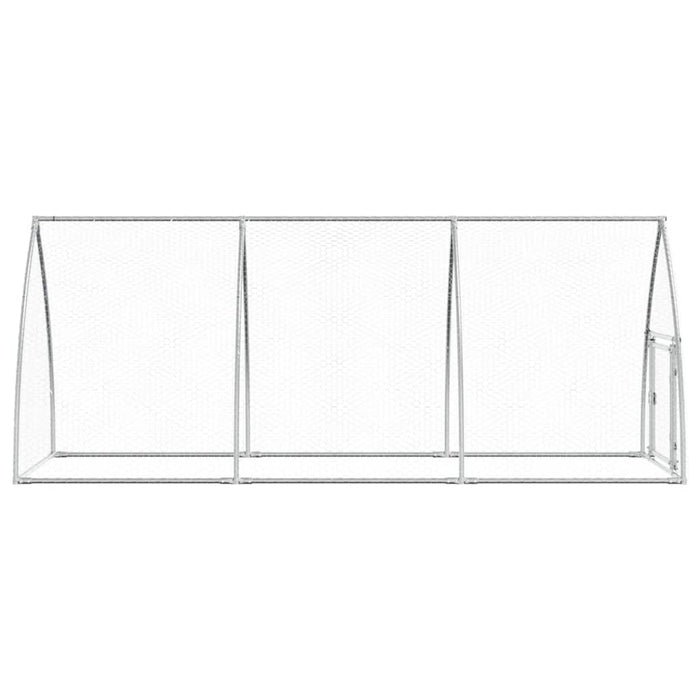 Coteț pentru păsări, gri, 300x105x120 cm, oțel galvanizat - WALTI WALTI