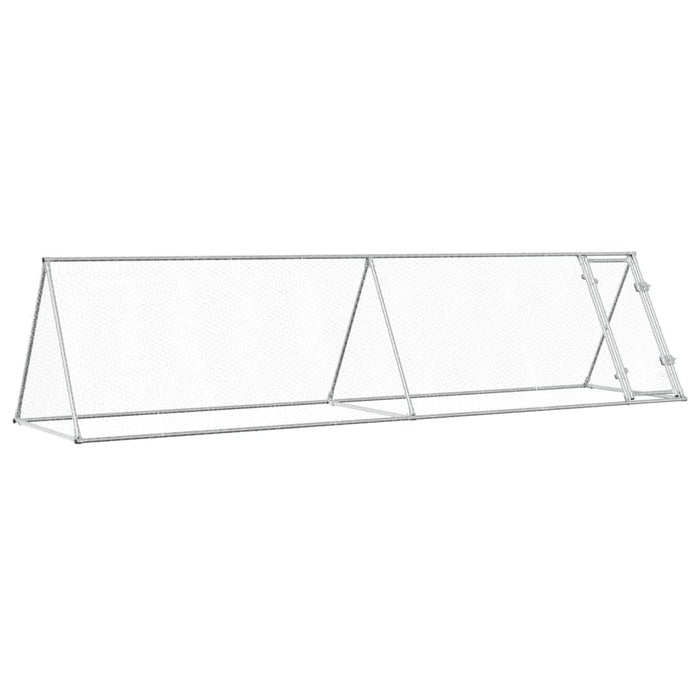 Coteț pentru păsări, gri, 400x105x91 cm, oțel galvanizat - WALTI WALTI