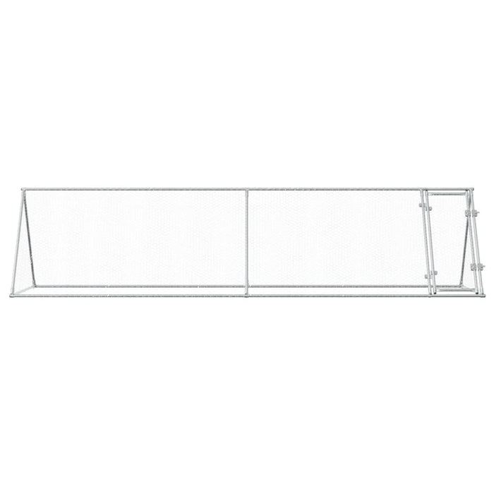 Coteț pentru păsări, gri, 400x105x91 cm, oțel galvanizat - WALTI WALTI