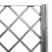 Jardinieră de grădină cu spalier gri deschis 160x40x142 cm PP - WALTI WALTI