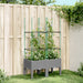 Jardinieră de grădină cu spalier, gri deschis 80x40x142,5 cm PP - WALTI WALTI