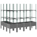 Jardinieră de grădină cu spalier gri deschis 160x120x142,5cm PP - WALTI WALTI