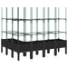 Jardinieră de grădină cu spalier, negru, 160x120x142,5 cm, PP - WALTI WALTI