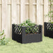 Jardinieră de grădină cu spalier, negru, 43,5x43,5x43,5 cm, PP - WALTI WALTI