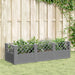 Jardinieră grădină cu țăruși gri deschis 123,5x43,5x43,5 cm PP - WALTI WALTI