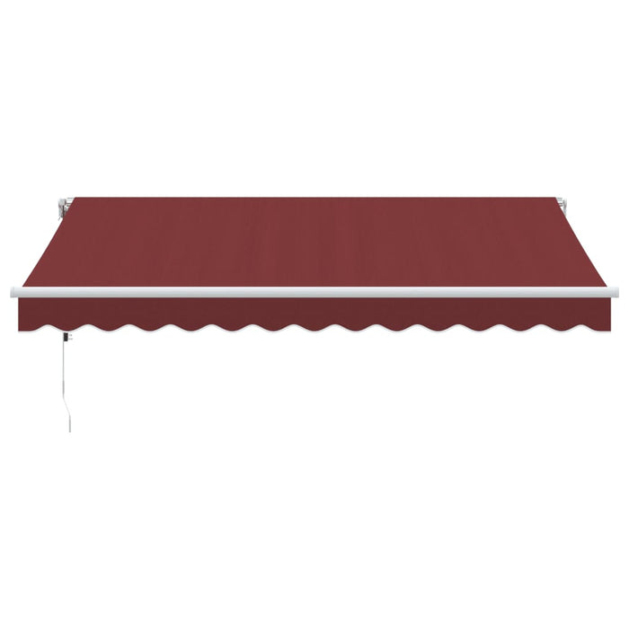 Copertina retractabilă automat cu LED, vișiniu, 350x250 cm - WALTI WALTI