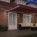 Copertina retractabilă automat cu LED, vișiniu, 500x300 cm - WALTI WALTI