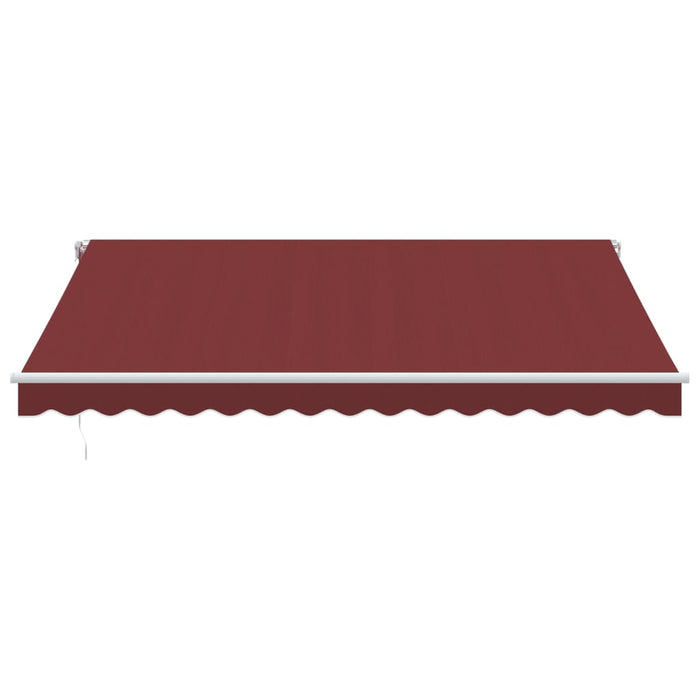 Copertina retractabilă manual, vișiniu, 400x350 cm - WALTI WALTI
