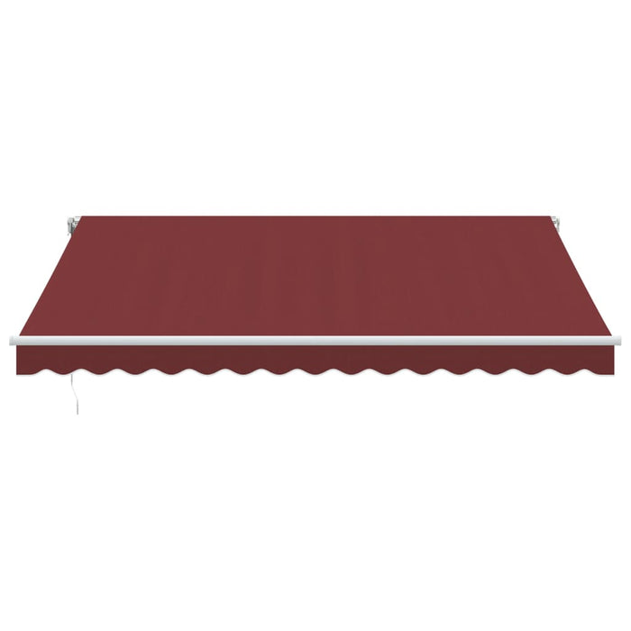 Copertina retractabilă manual cu LED, vișiniu, 400x350 cm - WALTI WALTI