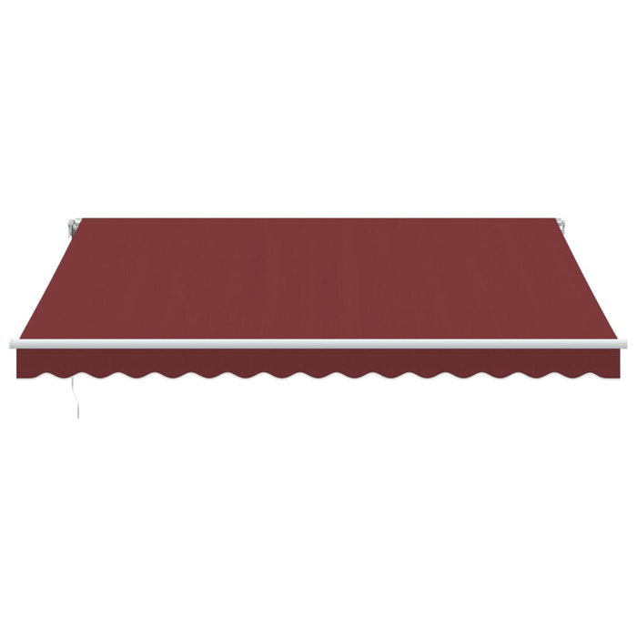 Copertina retractabilă automat cu LED, vișiniu, 400x350 cm - WALTI WALTI