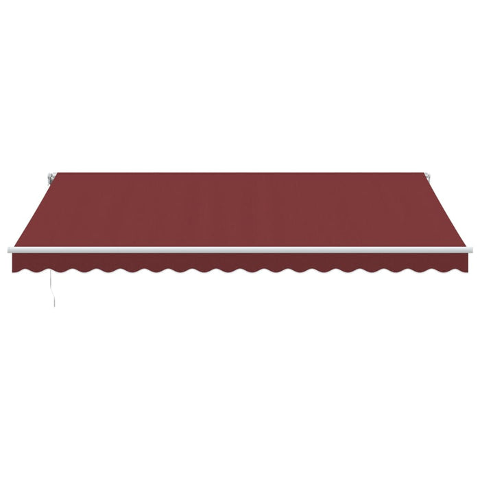 Copertina retractabilă automat cu LED, vișiniu, 450x350 cm - WALTI WALTI