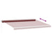 Copertina retractabilă manual cu LED, vișiniu, 500x350 cm - WALTI WALTI