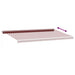 Copertina retractabilă manual cu LED, vișiniu, 600x350 cm - WALTI WALTI