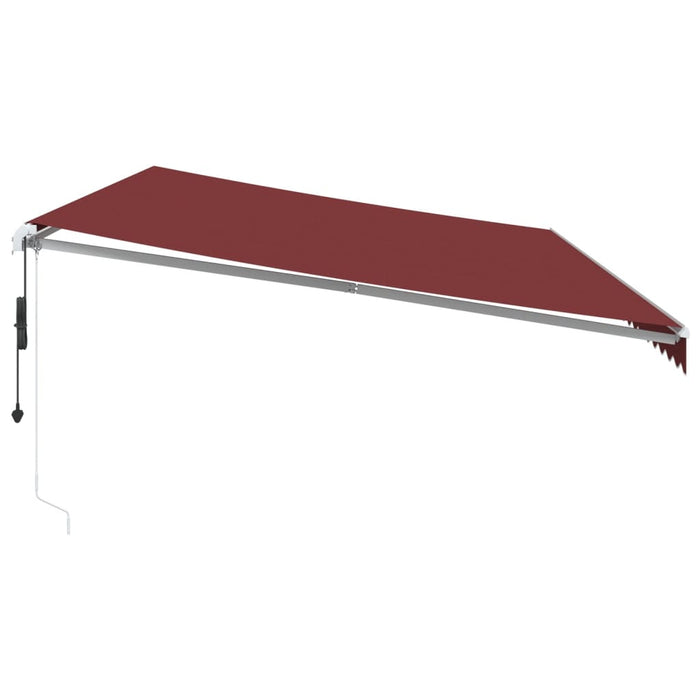 Copertina retractabilă automat, vișiniu, 600x350 cm WALTI