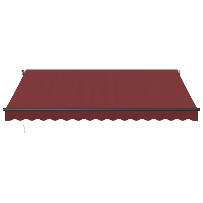 Copertina retractabilă manual, vișiniu, 400x350 cm - WALTI WALTI