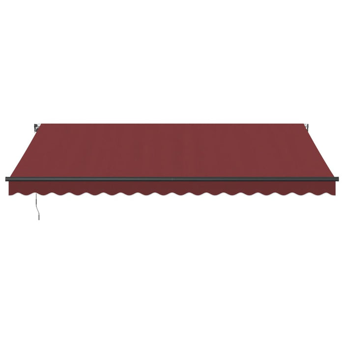 Copertina retractabilă manual, vișiniu, 450x350 cm - WALTI WALTI