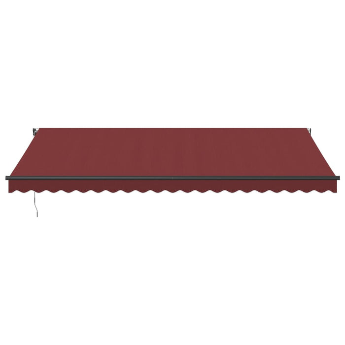 Copertina retractabilă manual, vișiniu, 500x350 cm - WALTI WALTI