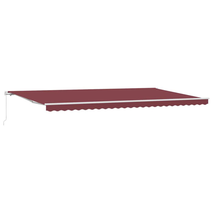 Copertina retractabilă manual, vișiniu, 500x300 cm - WALTI WALTI