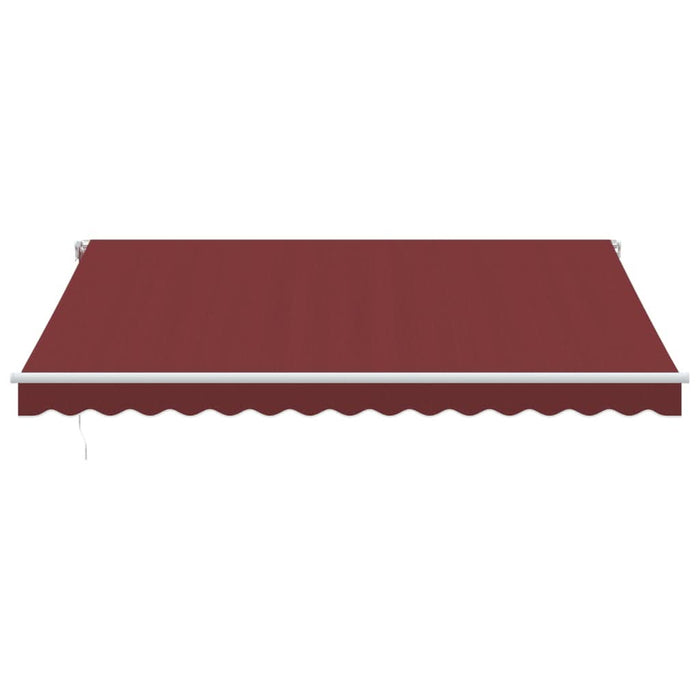 Copertina retractabilă manual, vișiniu, 400x300 cm - WALTI WALTI