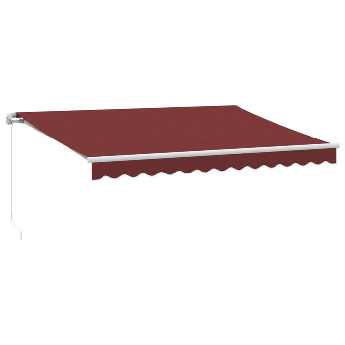 Copertina retractabilă manual, vișiniu, 350x250 cm - WALTI WALTI