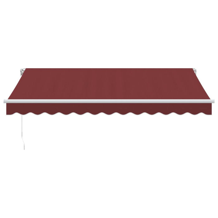 Copertina retractabilă manual, vișiniu, 350x250 cm - WALTI WALTI