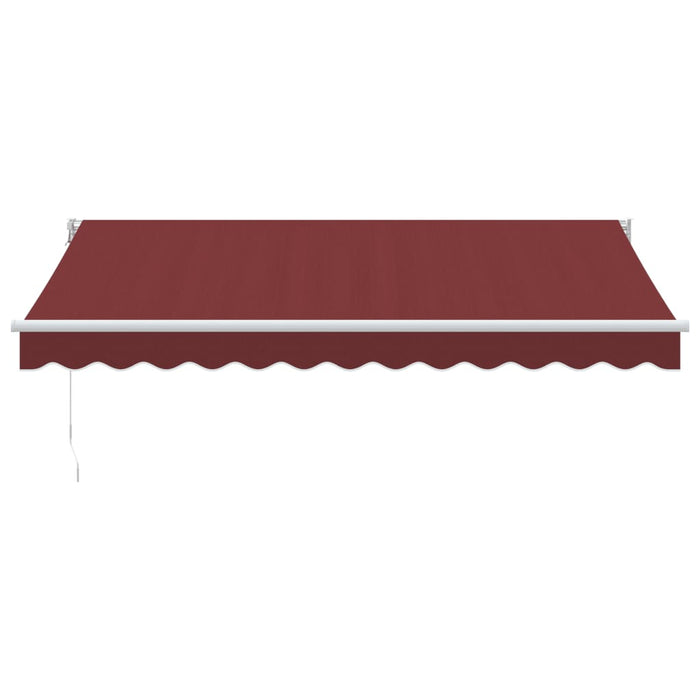 Copertina retractabilă manual, vișiniu, 350x250 cm - WALTI WALTI