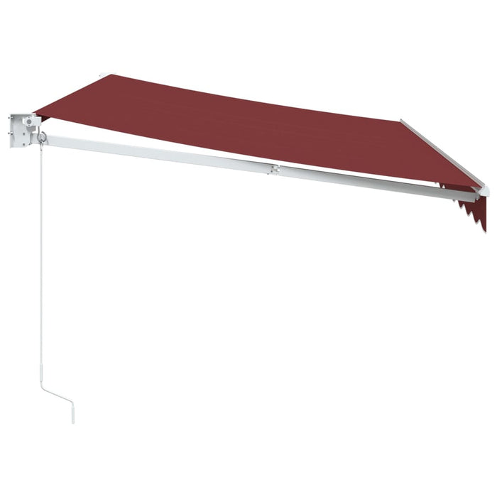 Copertina retractabilă manual, vișiniu, 350x250 cm - WALTI WALTI
