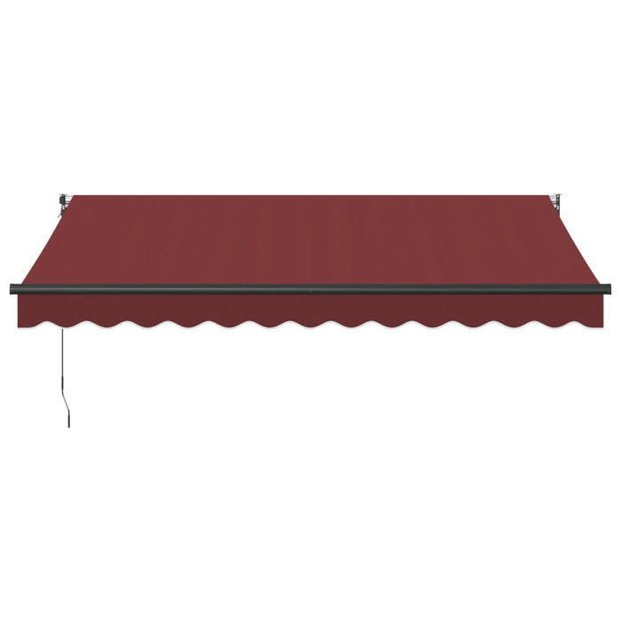 Copertina retractabilă manual, vișiniu, 350x250 cm - WALTI WALTI