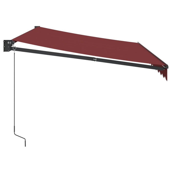 Copertina retractabilă manual, vișiniu, 350x250 cm - WALTI WALTI