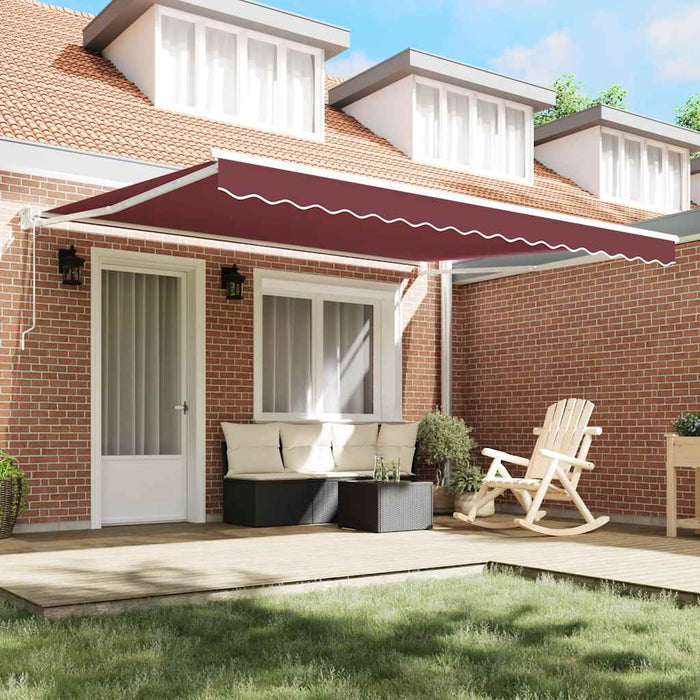 Copertina retractabilă automat, vișiniu, 400x300 cm - WALTI WALTI