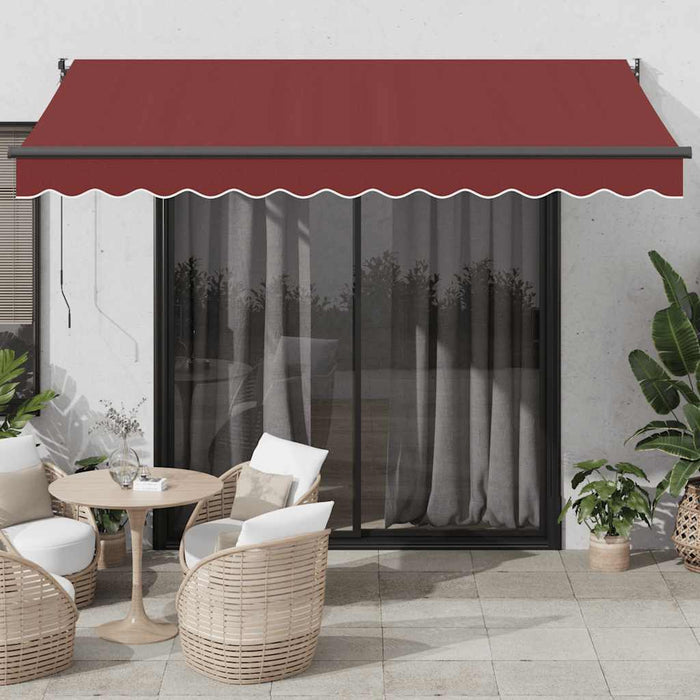 Copertina retractabilă automat, vișiniu, 350x250 cm - WALTI WALTI