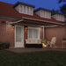 Copertină retractabilă manual cu LED, maro, 450x300 cm - WALTI WALTI