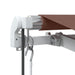 Copertina retractabilă automat cu LED, maro, 400x350 cm - WALTI WALTI