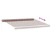 Copertina retractabilă manual cu LED, maro, 450x350 cm - WALTI WALTI
