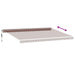 Copertina retractabilă automat cu LED, maro, 500x350 cm - WALTI WALTI