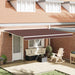 Copertină retractabilă manual, maro, 450x300 cm - WALTI WALTI