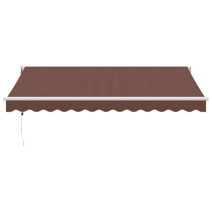 Copertina retractabilă automat, maro, 350x250 cm - WALTI WALTI