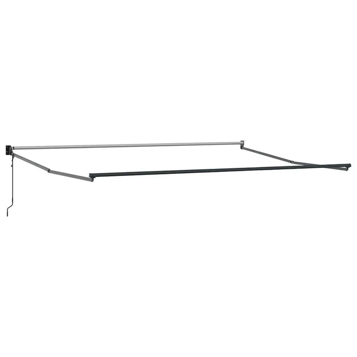 Copertină retractabilă automat, maro, 400x300 cm WALTI