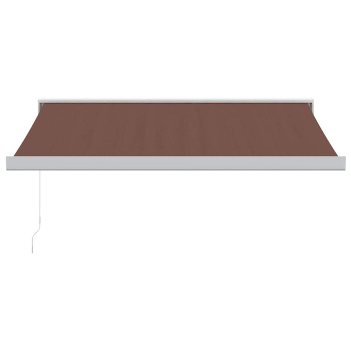 Copertină retractabilă manual, maro, 350x250 cm - WALTI WALTI