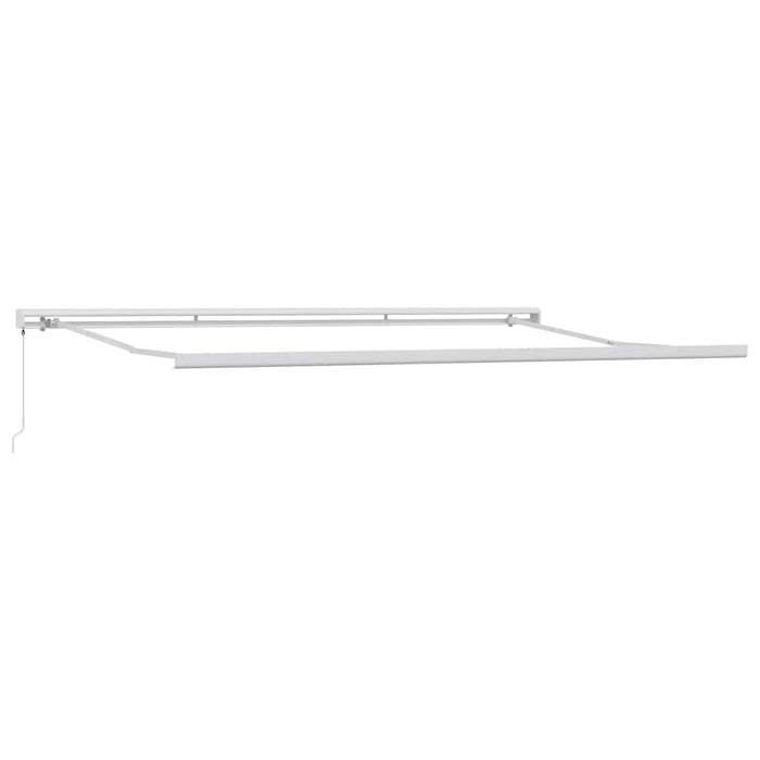 Copertină retractabilă manual, maro, 400x300 cm WALTI