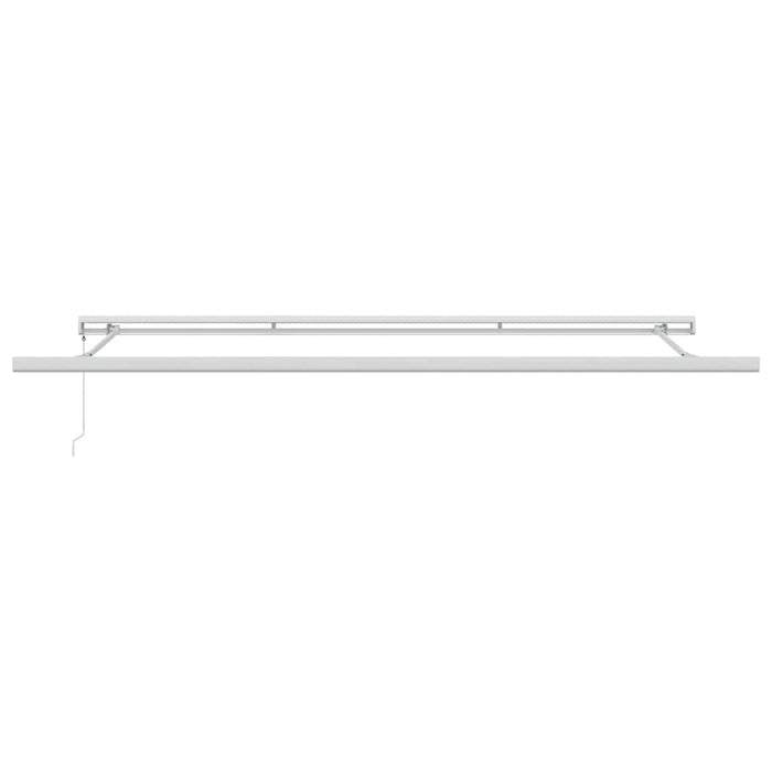 Copertină retractabilă manual, maro, 450x300 cm WALTI