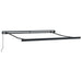 Copertină retractabilă manual, maro, 300x250 cm - WALTI WALTI