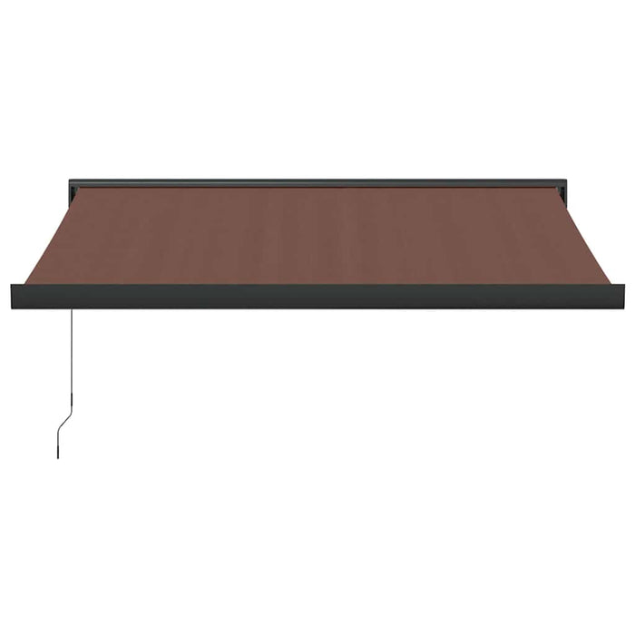 Copertină retractabilă manual, maro, 350x250 cm WALTI