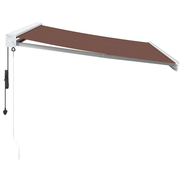 Copertina retractabilă automat, maro, 350x250 cm WALTI