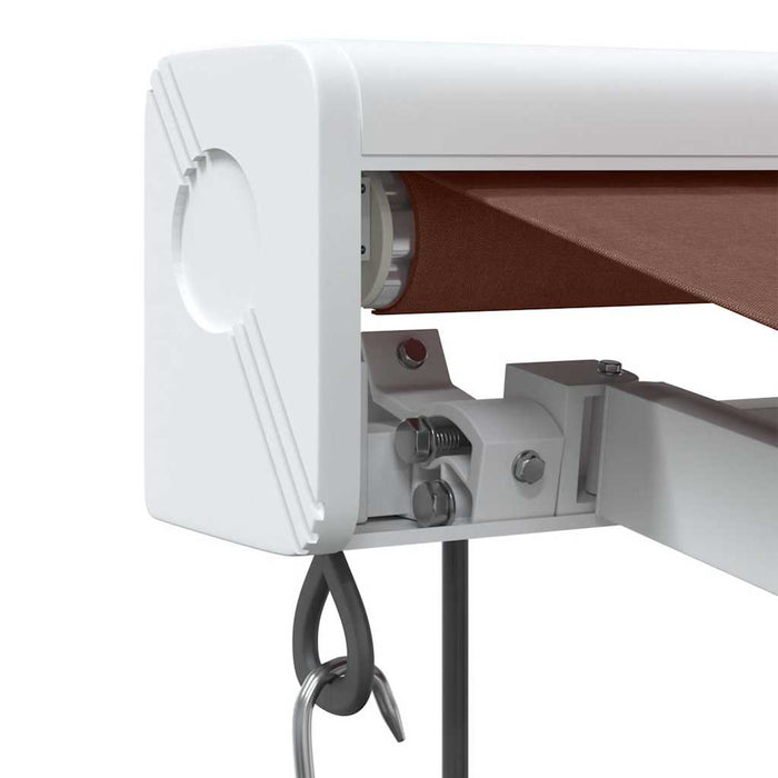 Copertina retractabilă automat, maro, 350x250 cm WALTI