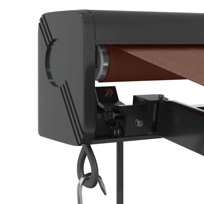 Copertina retractabilă automat, maro, 350x250 cm WALTI