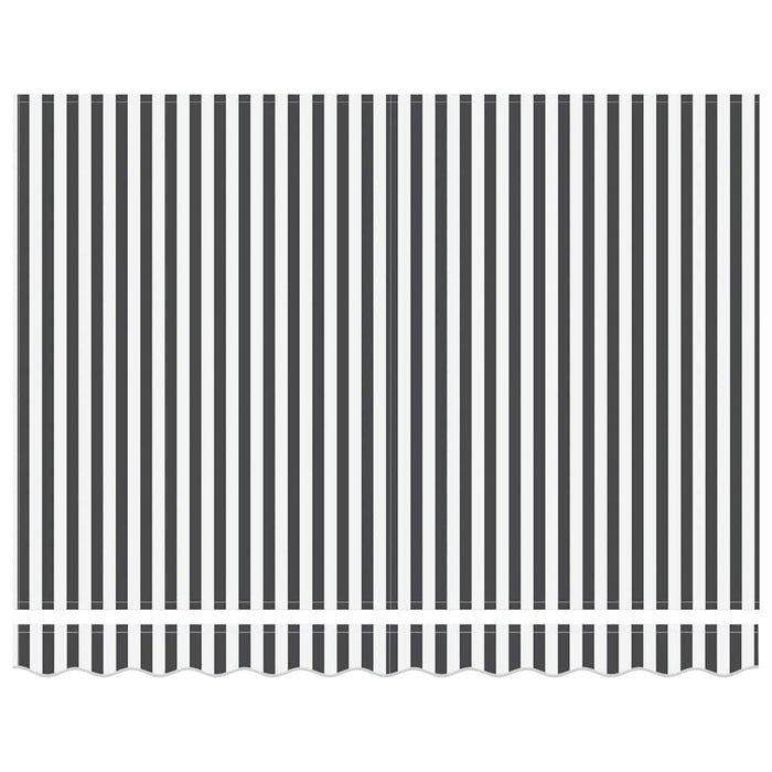 Copertină retractabilă automat, antracit/alb, 300x250 cm - WALTI WALTI